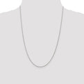 Sterling Silver Rhodium-plated 1.6mm Loose Rope Chain