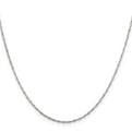 Sterling Silver 1.4mm Singapore Chain