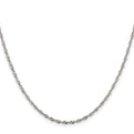 Sterling Silver 2mm Singapore Chain