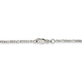 Sterling Silver 2.25mm Figaro Chain Anklet