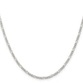 Sterling Silver 2.25mm Figaro Chain