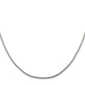 Sterling Silver 1.25mm Diamond-cut Round Franco Chain