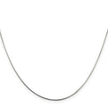 Sterling Silver .85mm Diamond-cut Snake Chain