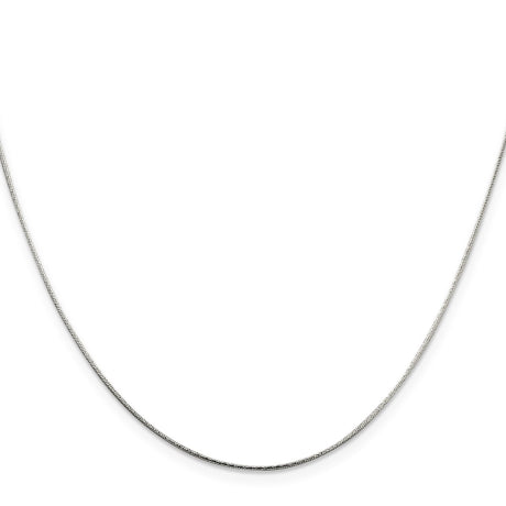 Sterling Silver .85mm Diamond-cut Snake Chain