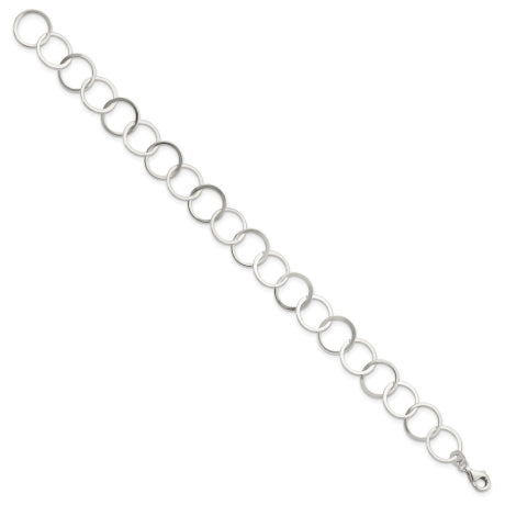 Sterling Silver Circle Bracelet