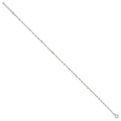 Sterling Silver 10in Plus 1in ext. Anklet