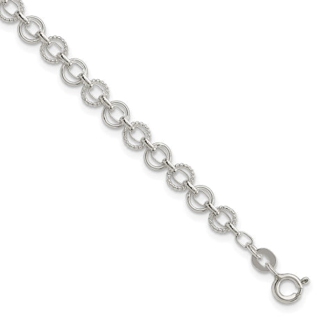 Sterling Silver 5mm Fancy Bracelet