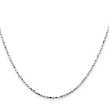 Sterling Silver 1.5mm Fancy Beaded Chain