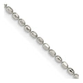 Sterling Silver 1.5mm Fancy Beaded Chain