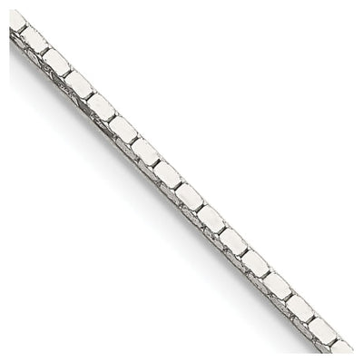 Sterling Silver 1mm Mirror Box Chain