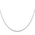 Sterling Silver 1mm Mirror Box Chain