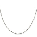 Sterling Silver 1.6mm Twisted Serpentine Chain