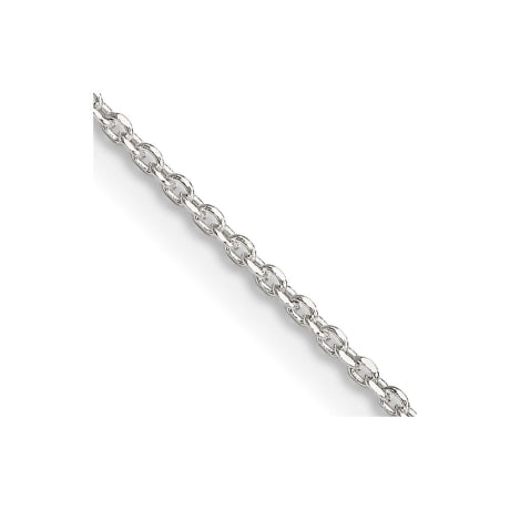 Sterling Silver 1.25mm Diamond-cut Forzantina Cable Chain