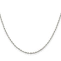 Sterling Silver 1.3mm Elongated Box Chain