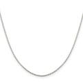 Sterling Silver 1mm Flat Link Cable Chain