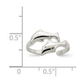 Sterling Silver Dolphin Toe Ring