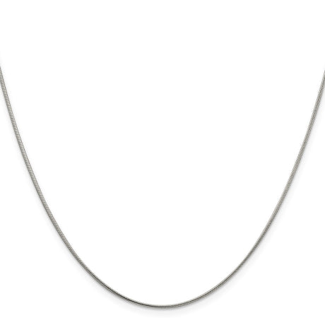 Sterling Silver 1mm Snake Chain