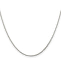 Sterling Silver 1.25mm Round Spiga Chain