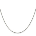 Sterling Silver 1.5mm Round Spiga Chain