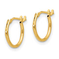 14k Madi K 1mm Hoop Earrings