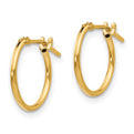 14k Madi K 1mm Hoop Earrings