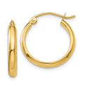 14k Polished Hoop Earring