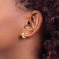 14k Hinged Hoop Earrings