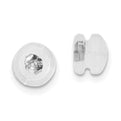 Silicone Sliders 14K WG ScrewBack Mushroom 1 Pair