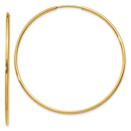 14k 1.25mm Endless Hoop Earring