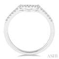 1/6 Ctw Round Cut Diamond Wedding Band in 14K White Gold