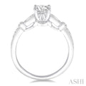 1/5 Ctw Diamond Semi-Mount Engagement Ring in 14K White Gold