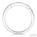 1/5 Ctw Diamond Wedding Band in 14K White Gold