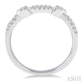 1/6 Ctw Round Diamond Wedding Band in 14K White Gold