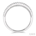 1/6 Ctw Round Cut Diamond Wedding Band in 14K White Gold