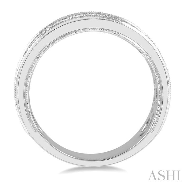 2 ctw Baguette Diamond Duchess Wedding Band in 14K White Gold