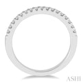 1/8 ctw Round Diamond Wedding Band in 14K White Gold