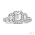 1/3 ctw Diamond Semi-Mount Engagement Ring in 14K White Gold