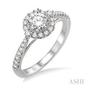 1/3 Ctw Diamond Semi-Mount Engagement Ring in 14K White Gold