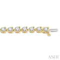 8.00CT RDDM 3 PRONG BRACELET YG 14K-G*