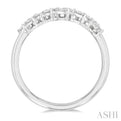 1/4 ctw Scatter Baguette Cut Diamond Fashion Ring in 14K White Gold