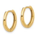 14K Polished Hinged Hoop Earrings