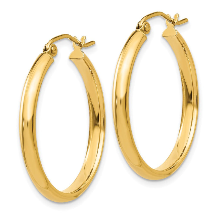 14k Polished Hoop Earring