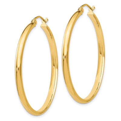 14k Polished Hoop Earring