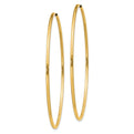 14k 1.5mm Polished Round Endless Hoop Earrings