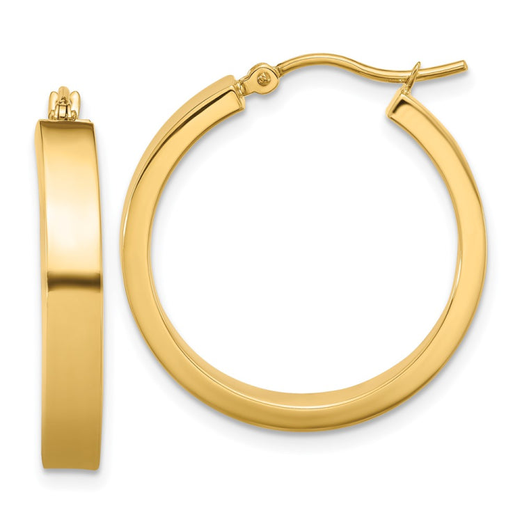 14k Polished Hoop Earring