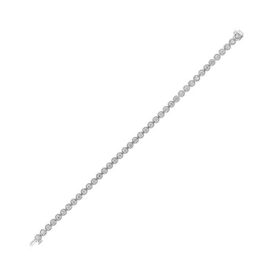 14Kt White Gold Diamond 1Ctw Bracelet