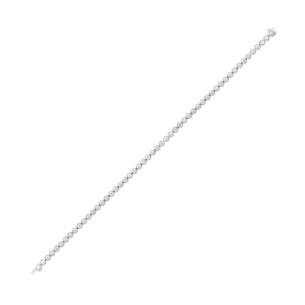 14Kt White Gold Diamond 3Ctw Bracelet