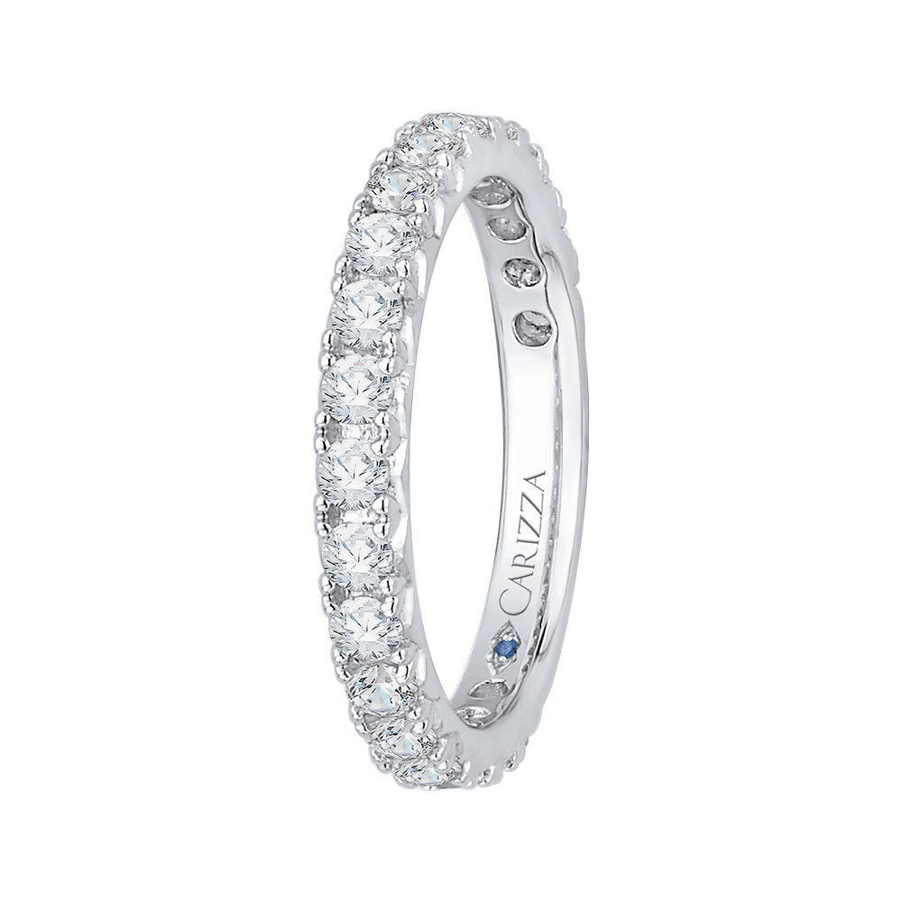 Diamond Wedding Band in 14K White Gold