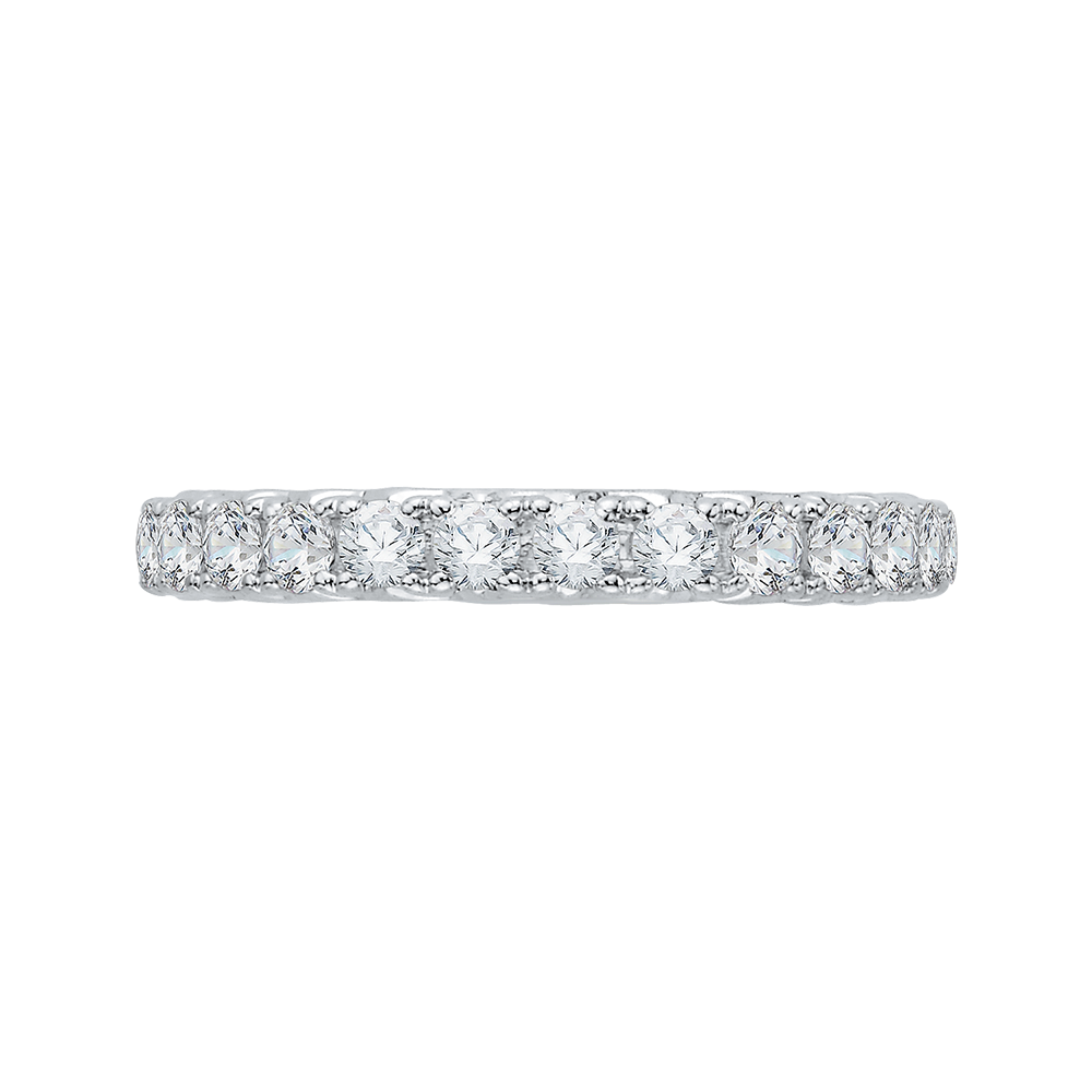 Diamond Wedding Band in 14K White Gold