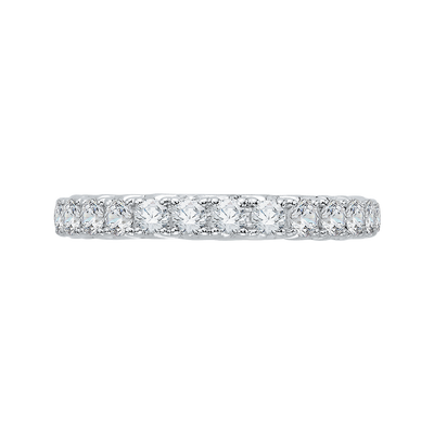 Diamond Wedding Band in 14K White Gold